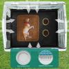 imageYITAHOME 268 Folding Large Dog House Outdoor Plastic Doghouse with Adjustable Skylight and Elevated Base Water Resistant Pet House for Small Dogs 268L224W26HBlue 1Door