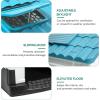 imageYITAHOME 268 Folding Large Dog House Outdoor Plastic Doghouse with Adjustable Skylight and Elevated Base Water Resistant Pet House for Small Dogs 268L224W26HBlue 1Door