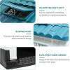 imageYITAHOME 268 Folding Large Dog House Outdoor Plastic Doghouse with Adjustable Skylight and Elevated Base Water Resistant Pet House for Small Dogs 268L224W26HBlue 1Door