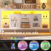 imageYITAHOME 335 Tall TV Stand for 75 inch TV LED Entertainment Center with Storage Black TV Stands for Living Room with Acrylic Doors ampamp Power Outlets Tall TV Console Cabinet WhiteWhite