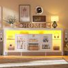 imageYITAHOME 335 Tall TV Stand for 75 inch TV LED Entertainment Center with Storage Black TV Stands for Living Room with Acrylic Doors ampamp Power Outlets Tall TV Console Cabinet WhiteWhite