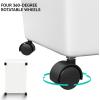 imageYITAHOME 40L x3260lb Ingredient Flour Storage Bin Commercial 315 Gallons105 Gal x3 Pcs Rice Storage Containers 750 Cups Flour Bins with WheelsClear Sliding Lids and Scoops for Kitchen White