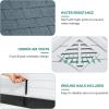 imageYITAHOME 41 Large Plastic Dog House Outdoor Indoor Doghouse Puppy Shelter Water Resistant Easy Assembly Sturdy Dog Kennel with Air Vents and Elevated Floor 41L38W39H Gray