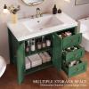 imageYITAHOME 42quot Bathroom Vanity with Sink Set Green