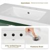 imageYITAHOME 42quot Bathroom Vanity with Sink Set Green