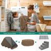 imageYITAHOME 4Tier Dog Steps for Beds and Couches 20quot H NonSlip Foam Pet Stairs with Washable Cover PP Support Boards for Small and Senior Dogs Gray 24quot L x 15quot W