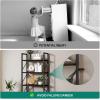 imageYITAHOME 5 Tiers Bookshelf Classically Modern White Bookshelf Book Rack Storage Rack Shelves in Living RoomHomeOffice Books Holder Organizer for BooksMovies WhiteBlack