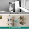 imageYITAHOME 5 Tiers Bookshelf Classically Modern White Bookshelf Book Rack Storage Rack Shelves in Living RoomHomeOffice Books Holder Organizer for BooksMovies WhiteGold