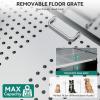 imageYITAHOME 50in Dog Grooming Tub Bathtub for Home 304 Stainless Steel Professional Dog Bath Washing Station wLeft Ramp Faucet Floor Grate for Large Medium Small PetsRight Ramp