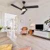 imageYITAHOME 52 Inch Ceiling Fan with Lights Remote Control Dimmable 3Color LED Ceiling Fan with 3 Solid Wood Blades Modern Style for Indoor with Reversible Quiet Motor WalnutBlack 3 Blades