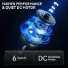 imageYITAHOME 52 Inch Ceiling Fans with Lights and Remote 5 Blades with Crystal Rod Design Modern Black Gold Ceiling Fan with Reversible Quiet Motor 3 Colors Stepless Dimming for Home Black Gold52 inch