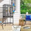 imageYITAHOME 53 inches Birdcage Cover and Bird Cage Seed Catcher Bird Cages for Parakeets Parrot Cockatiel Pigeon Flight cage for Birds