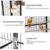 imageYITAHOME 53 inches Birdcage Cover and Bird Cage Seed Catcher Bird Cages for Parakeets Parrot Cockatiel Pigeon Flight cage for Birds