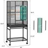 imageYITAHOME 53 inches Birdcage Cover and Bird Cage Seed Catcher Bird Cages for Parakeets Parrot Cockatiel Pigeon Flight cage for Birds