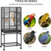 imageYITAHOME 53 inches Birdcage Cover and Bird Cage Seed Catcher Bird Cages for Parakeets Parrot Cockatiel Pigeon Flight cage for Birds