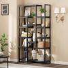 imageYITAHOME 6 Tier Gold Bookshelf 71 Tall Modern Free Standing Bookshelf with 12 Shelf Bookcase Faux Marble Open Display Storage Book Shelves for Living Room Bedroom Office Home Gold ampamp MarbleBlack