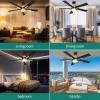 imageYITAHOME 60 Inch Ceiling Fan with Light and Remote 5 Blades with Crystal Rod Design Modern Chandelier Ceiling Fan with Reversible Quiet Motor Indoor Fan with 3 LED Color White ampampGoldBlack  Gold
