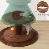 imageYITAHOME 60 in Christmas Cat Tree for Indoor Cats Tall Cat Tower Furniture with 2 Large Condos 5ft Christmas Tree Party Decoration with Cat House and Beds