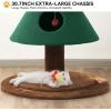 imageYITAHOME 60 in Christmas Cat Tree for Indoor Cats Tall Cat Tower Furniture with 2 Large Condos 5ft Christmas Tree Party Decoration with Cat House and Beds