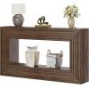 imageYITAHOME 61quot Farmhouse Entryway Table Console Table with Storage Entry Way Table for Living Room Bedroom Hallway or Home Office Walnut61