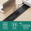 imageYITAHOME 6FT Conference Table with Power Outlets 708 Inches Boat Shaped Meeting Table with Rectangle Grommet Modern Seminar Table for Office Conference Room Boardroom Desk Light Wood Grain8FT
