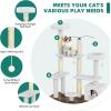 imageYITAHOME 71 Inch Cat Tree with Double Cat Litter Box Enclosure Litter Box Furniture Hidden for 2 Cats Litter Box Furniture with Cat Tower Condo Food Station and Large Platform Brown