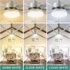 imageYITAHOME 96 Inch Industrial Ceiling Fan with Lights Large Ceiling Fan with 7 Reversible Aluminum Blades 3 Downrods 6Speed Remote Control Home or Commercial Fan for PorchGarageShop BlackNickel
