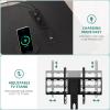 imageYITAHOME Black TV Stand for Living Room with Height Adjustable Mount Modern TV Stand for 7065 Inch TV LED Entertainment Center with Storage Media Console Cabinet BlackBlack