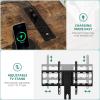 imageYITAHOME Black TV Stand for Living Room with Height Adjustable Mount Modern TV Stand for 7065 Inch TV LED Entertainment Center with Storage Media Console Cabinet BlackRustic Brown