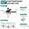 imageYITAHOME Chandelier Ceiling Fan with Remote 52 Inch Crystal Fan Light Indoor Fan Ceiling with 3 Speed Silent Reversible Motor DualSided Blades Timer Balance Kit  BlackBlack
