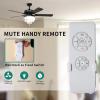 imageYITAHOME Chandelier Ceiling Fan with Remote 52 Inch Crystal Fan Light Indoor Fan Ceiling with 3 Speed Silent Reversible Motor DualSided Blades Timer Balance Kit  BlackBlack