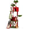 imageYITAHOME Christmas Cat Tree Tower for Indoor Cats 75in MultiLevel Cat Climbing Tower with Cat Condos Top Perches Hammock Sisal Scratching Posts and Board Kittens Play Activity Center75in