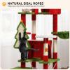 imageYITAHOME Christmas Cat Tree Tower for Indoor Cats 75in MultiLevel Cat Climbing Tower with Cat Condos Top Perches Hammock Sisal Scratching Posts and Board Kittens Play Activity Center75in