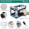 imageYITAHOME Collapsible Dog Crate 4Door Portable Travel Dog Crate 4Door Folding Soft Dog Kennel with Breathable Mesh Windows ampamp Soft MatIndoor ampamp Outdoor Use 36quot L x 25quot W x 25quot H Flat StyleTubestyle