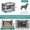 imageYITAHOME Collapsible Dog Crate 4Door Portable Travel Dog Crate 4Door Folding Soft Dog Kennel with Breathable Mesh Windows ampamp Soft MatIndoor ampamp Outdoor Use 36quot L x 25quot W x 25quot H Flat StyleFlatstyle