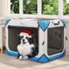 imageYITAHOME Collapsible Dog Crate 4Door Portable Travel Dog Crate 4Door Folding Soft Dog Kennel with Breathable Mesh Windows ampamp Soft MatIndoor ampamp Outdoor Use 36quot L x 25quot W x 25quot H Flat Style