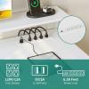 imageYITAHOME Computer Desk with Drawers 55quot Office Desk with Power Outlets ampamp LED Light Home Office Desk with Storage Shelves White