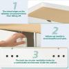 imageYITAHOME Double Hidden Cat Litter Box Enclosure with Power Outlet ampamp LED Light 60 Inch Dual Kitty Litter Box TV Stand Furniture for 2 Cats Wooden Cat Cabinet for Indoor Cats Grey OakWhite