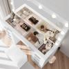 imageYITAHOME Dressing Table Set with Storage Stool ampamp Drawers