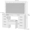 imageYITAHOME Dressing Table Set with Storage Stool ampamp Drawers