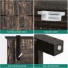 imageYITAHOME Farmhouse Kitchen Pantry Cabinet 645quot Tall Storage Cabinet with 2 Drawers ampamp Adjustable Shelves Ideal for Kitchen Living Room or Entryway Oak BlackRustic Brown