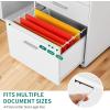 imageYITAHOME File Cabinet with Charging Station Mobile Lateral Filing Cabinet with Lock for Home Office Printer Stand with Open Storage Shelf Fits A4 Letter Legal Size Files Office Furniture BlackWhite