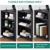 imageYITAHOME File Cabinet with Charging Station Mobile Lateral Filing Cabinet with Lock for Home Office Printer Stand with Open Storage Shelf Fits A4 Letter Legal Size Files Office Furniture BlackBlack
