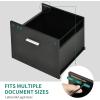 imageYITAHOME File Cabinet with Charging Station Mobile Lateral Filing Cabinet with Lock for Home Office Printer Stand with Open Storage Shelf Fits A4 Letter Legal Size Files Office Furniture BlackBlack