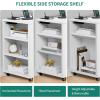 imageYITAHOME File Cabinet with Charging Station Mobile Lateral Filing Cabinet with Lock for Home Office Printer Stand with Open Storage Shelf Fits A4 Letter Legal Size Files Office Furniture BlackWhite