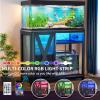 imageYITAHOME Fish Tank Stand with Power Outlets ampamp LED Light 2029 Gallon Metal Aquarium Stand with Cabinet for Fish Tank Accessories Storage for Turtle Tank Reptile Terrarium 350LBS Capacity GreyGrey