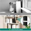 imageYITAHOME Geometric Bookshelf 5Tier Bookshelf SShaped Bookshelves Modern Geometric Bookcase Freestanding Multifunctional Storage Shelving for Living Room Home Office BlackWhite