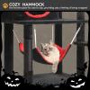 imageYITAHOME Gothic Cat Tree with Coffin Bed 63quot Tall Cat Tower for Indoor Cats with Top Perch Spacious Cat Condos Spider Hanging BallsComfy Hammock Scratching Post and Ladder Black Halloween63 in