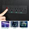 imageYITAHOME Heavy Duty 5575 Gallon Aquarium Stand with Power Outlets Cabinet for Aquarium Accessories Storage  Metal Fish Tank Stand Suitable for Fish Turtle Tank 880LBS Capacity WhiteBlack