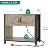 imageYITAHOME Heavy Duty 5575 Gallon Aquarium Stand with Power Outlets Cabinet for Aquarium Accessories Storage  Metal Fish Tank Stand Suitable for Fish Turtle Tank 880LBS Capacity WhiteGrey